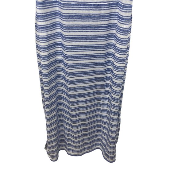 Talbots blue white striped nautical maxi dress XL - Picture 2 of 10